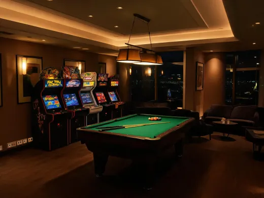 Hospitality game lounge