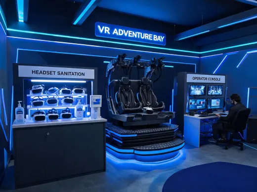 VR attraction bay